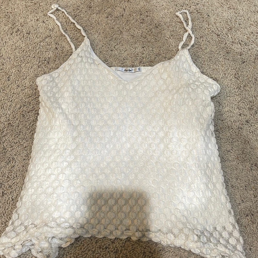 Tank top flowy crop Top